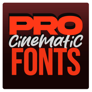 FREE PRO CINEMATIC FONTS PACK